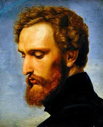 Porträt von Heinrich Heinlein (1803-85)